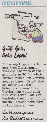 Dorfener Anzeiger vom 23.11.2006