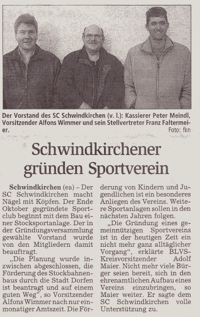 Dorfener Anzeiger vom 01.12.2006