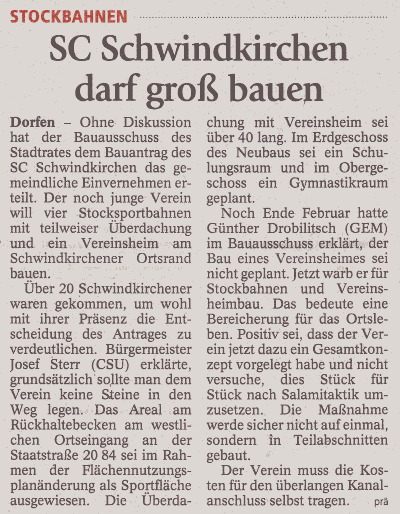 Dorfener Anzeiger vom 13.07.2007