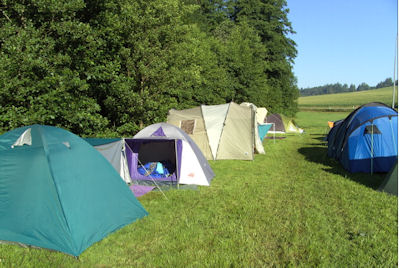 Zeltlager SC Schwindkirchen am 31. Juli 2010